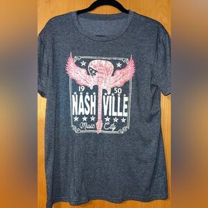 Nashville Music City Graphic Tee